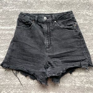 Paige Black Jean Shorts